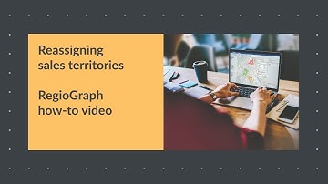 RegioGraph how-to video – Reassigning sales territories