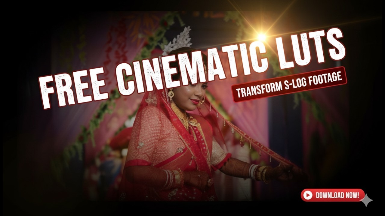 Get the "Film Look" with FREE Cinematic Wedding LUTs (For Sony S-Log)