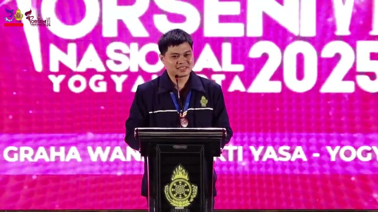 Laporan Ketua Umum Panitia Porseni Nasional VI Patria 2025