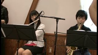 山小屋の灯