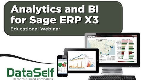 Analytics and BI for Sage ERP X3
