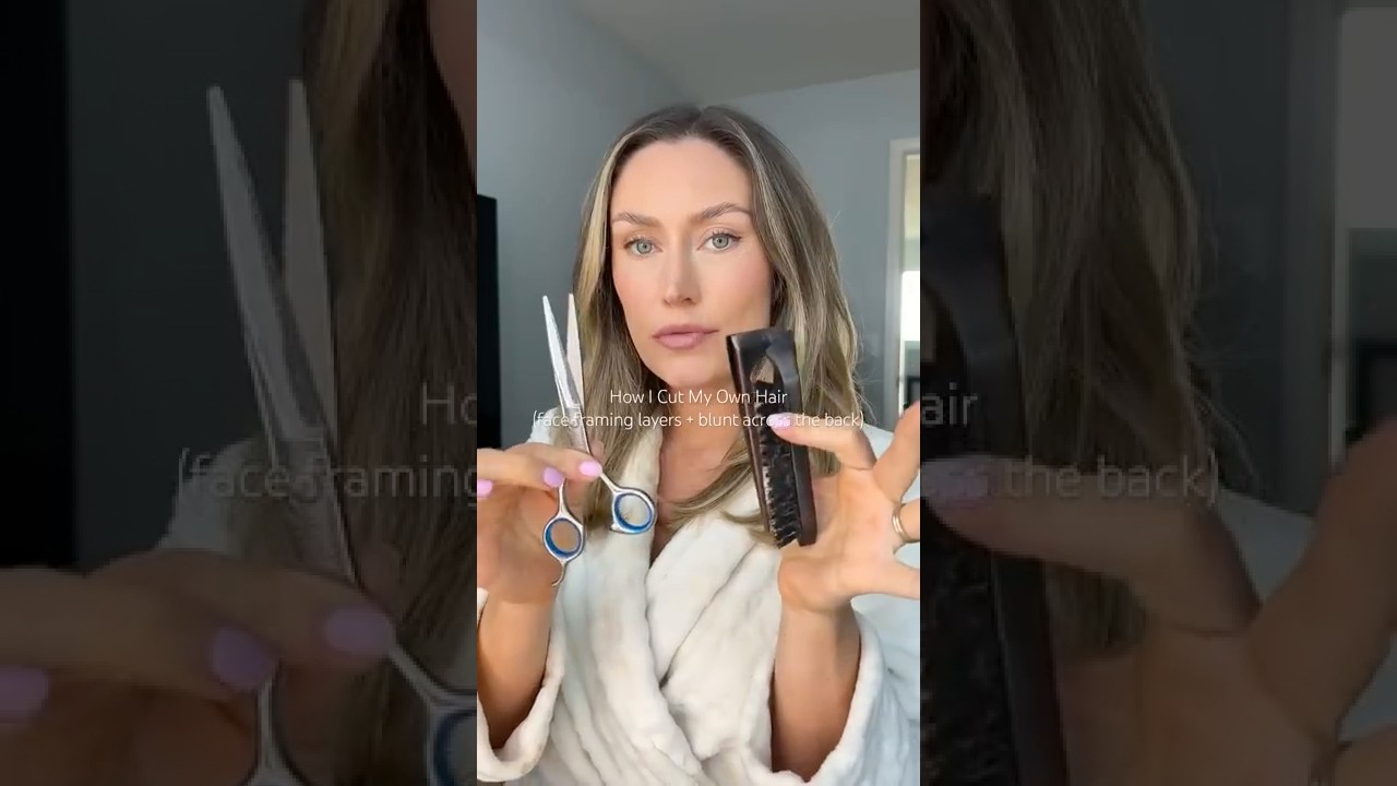 Παρακολούθηση How I Cut My Own Hair (Face Framing Layers + Blunt Across The Back) #diyhaircut #hairtutorial στο YouTube Παρακολούθηση How I Cut My Own Hair (Face Framing Layers + Blunt Across The Back) #diyhaircut #hairtutorial στο YouTube