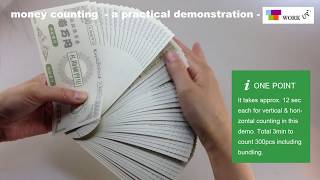 amazing money counting skills