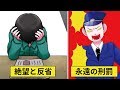 【漫画】無期懲役囚になったらどうなるのか？【マンガ動画】