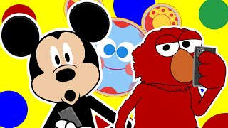 Mickey Mouse and Elmo Fight on CLUBHOUSE!