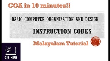 Instruction Codes | Computer Organization and Design
