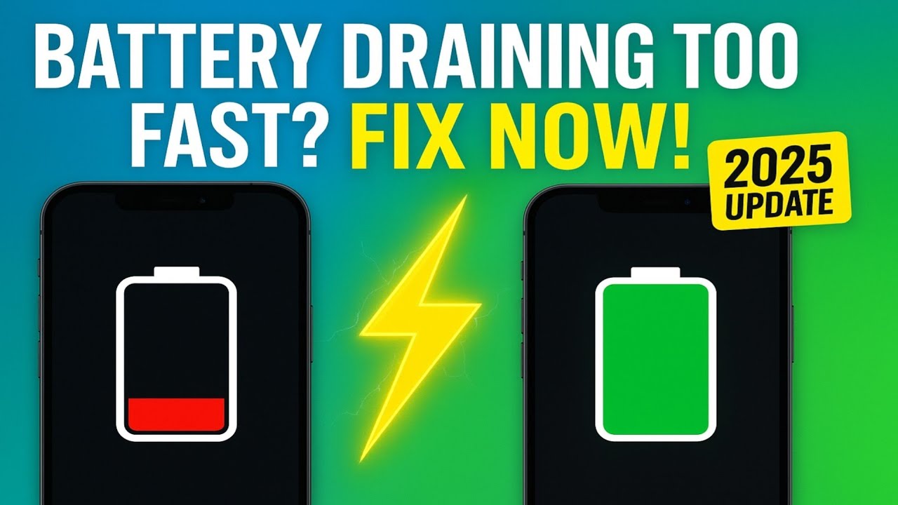 Fix Android Battery Draining Fast 🔋 | 2025 Ultimate Battery Saving ...
