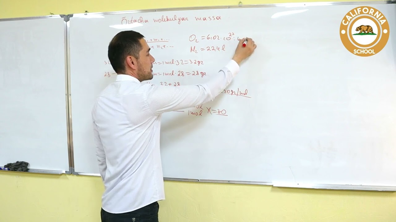 O'rtacha molekulyar massa | California School