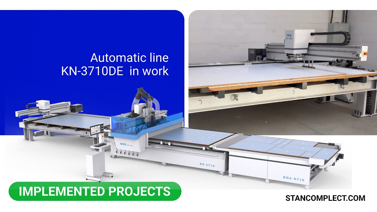 【完了】K&U Automatic line KN-3710DE in work - YouTube