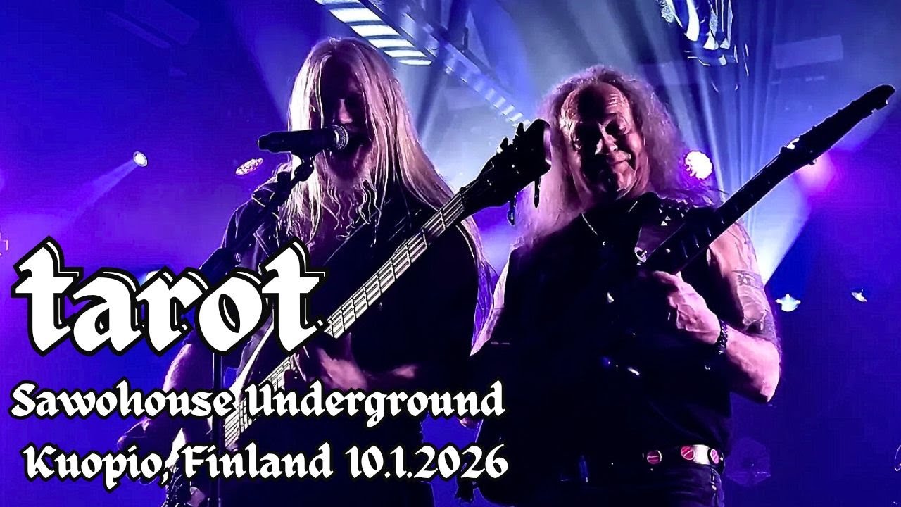 Tarot - Crows Fly Black @ Sawohouse Underground, Kuopio, Finland 10.1.2026