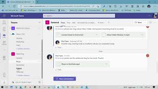 Shortcut Way of Sharing Emails to Teams