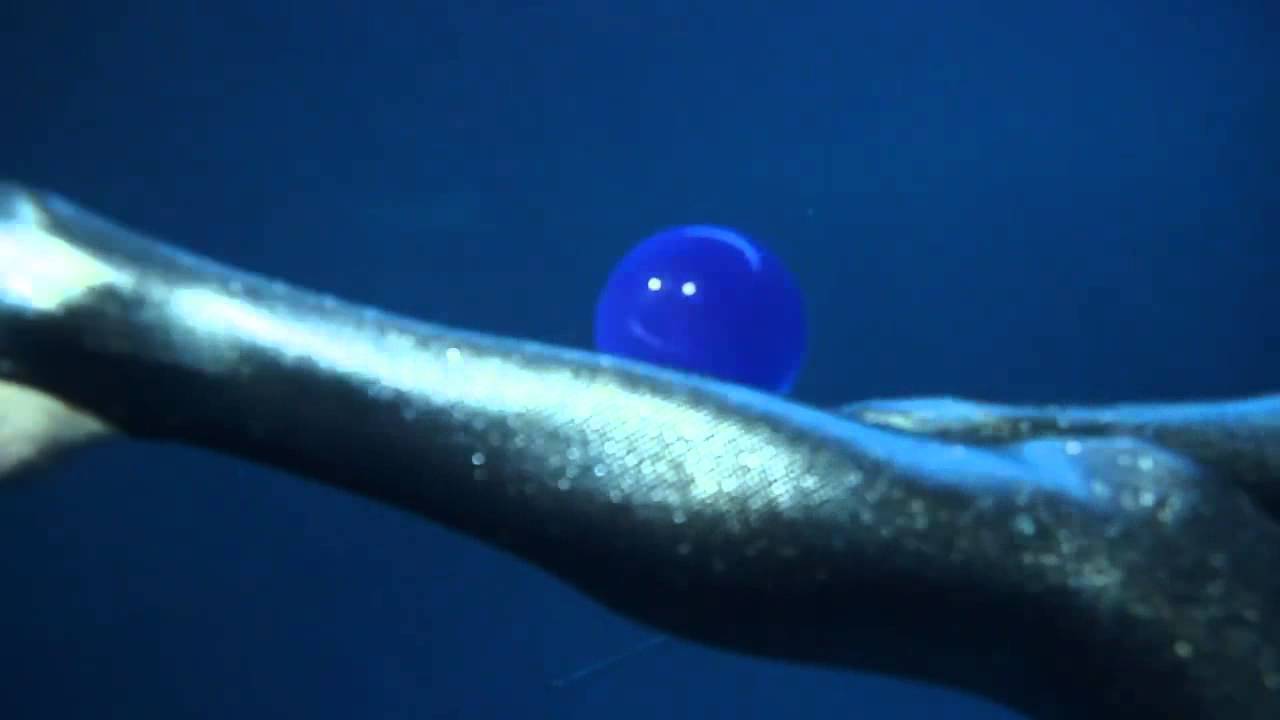 Gana underwater contact juggling YouTube