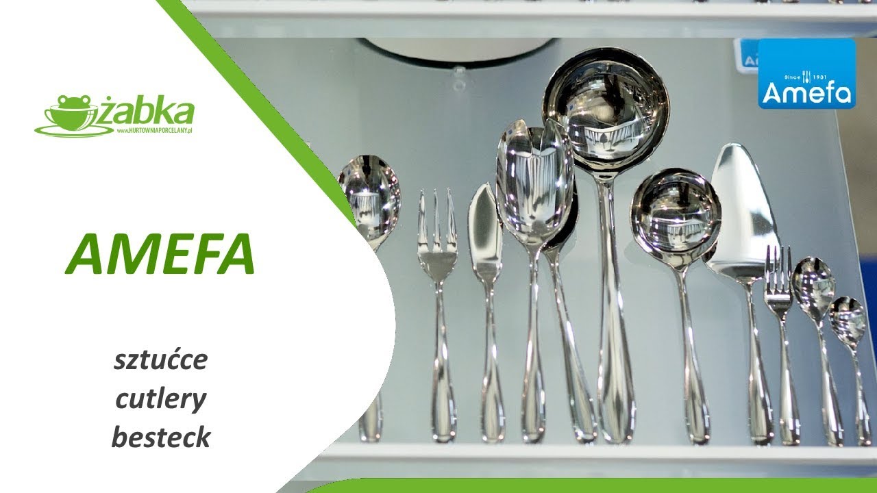 Amefa - Prezentacja serii sztućców, oferta firmy - Żabka HurtowniaPorcelany.pl