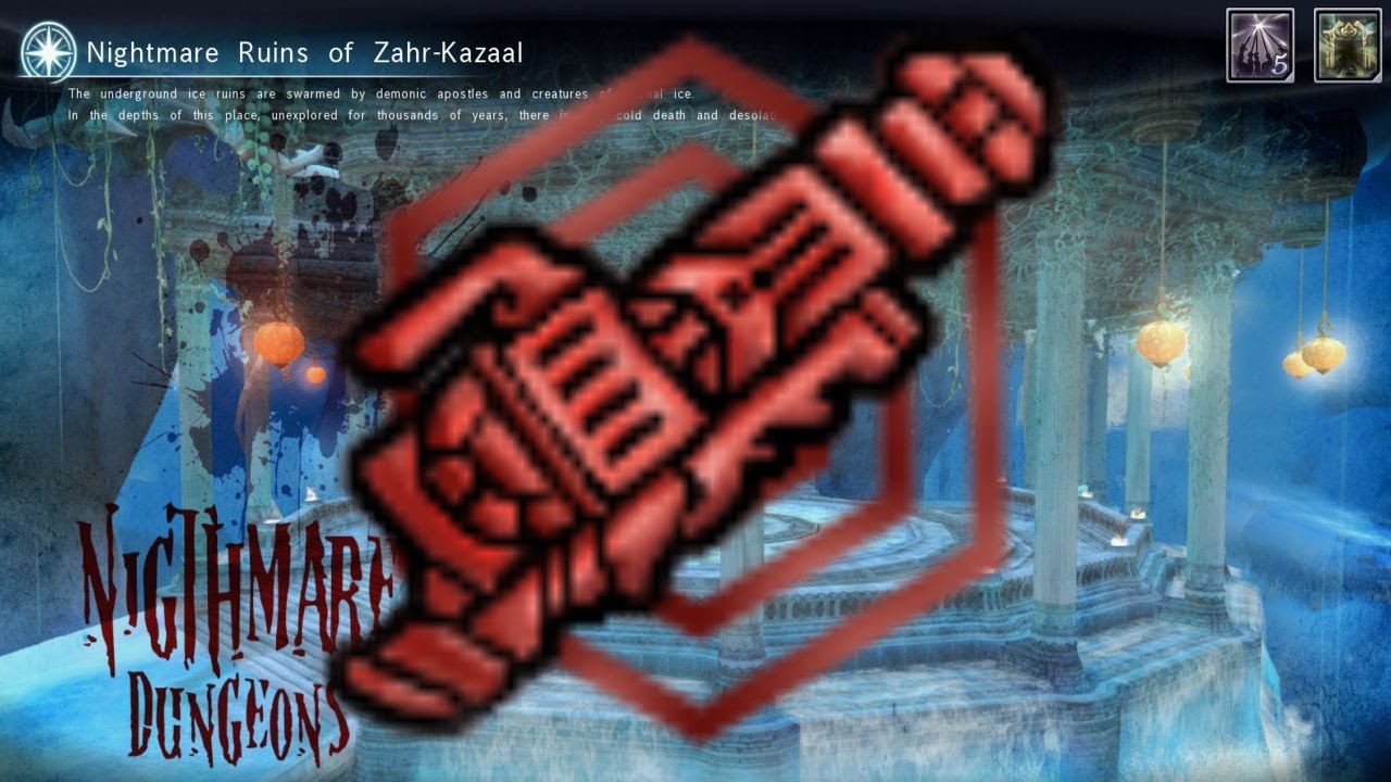 AuraKingdom.to Nightmare Frozen Ruins of Zahr-Kazaal (ZK) Grenadier (Lightning) Solo
