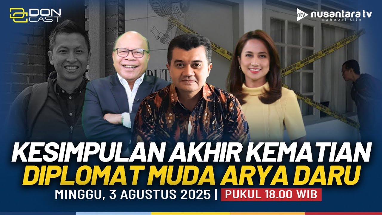 [RERUN] Kesimpulan Akhir Kematian Diplomat Muda Arya Daru | DON CAST