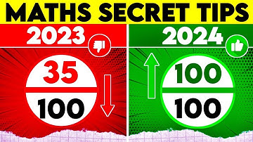 📚3 Secret tips for Maths topper | How to get full marks in Maths #exam #examtips #study