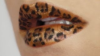 How to Create Perfect Leopard Print Lips