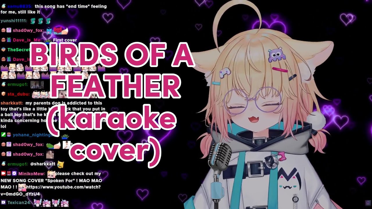 MinikoMew sings BIRDS OF A FEATHER by Billie Eilish (1/22/26)