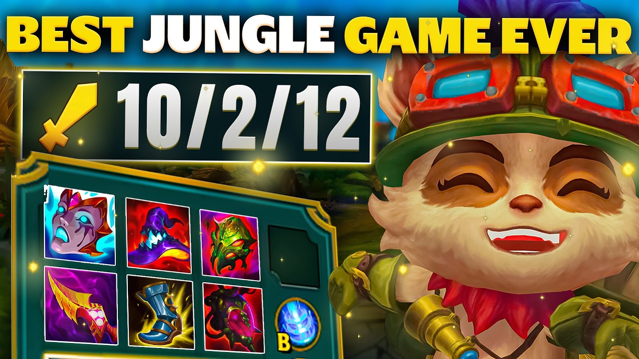 THE BEST JUNGLE CARRY I'VE HAD THIS SEASON ON TEEMO