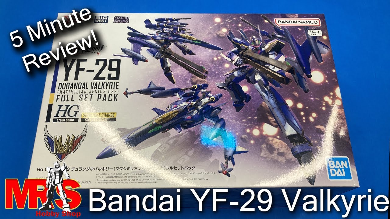 BAN2656479 Bandai HG 1/100 YF-29 Durandal Valkyrie (Maximilian