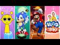 Sprunki 🆚 Sonic 🆚 Mario 🆚 Vlad Niki Tiles Hop #48