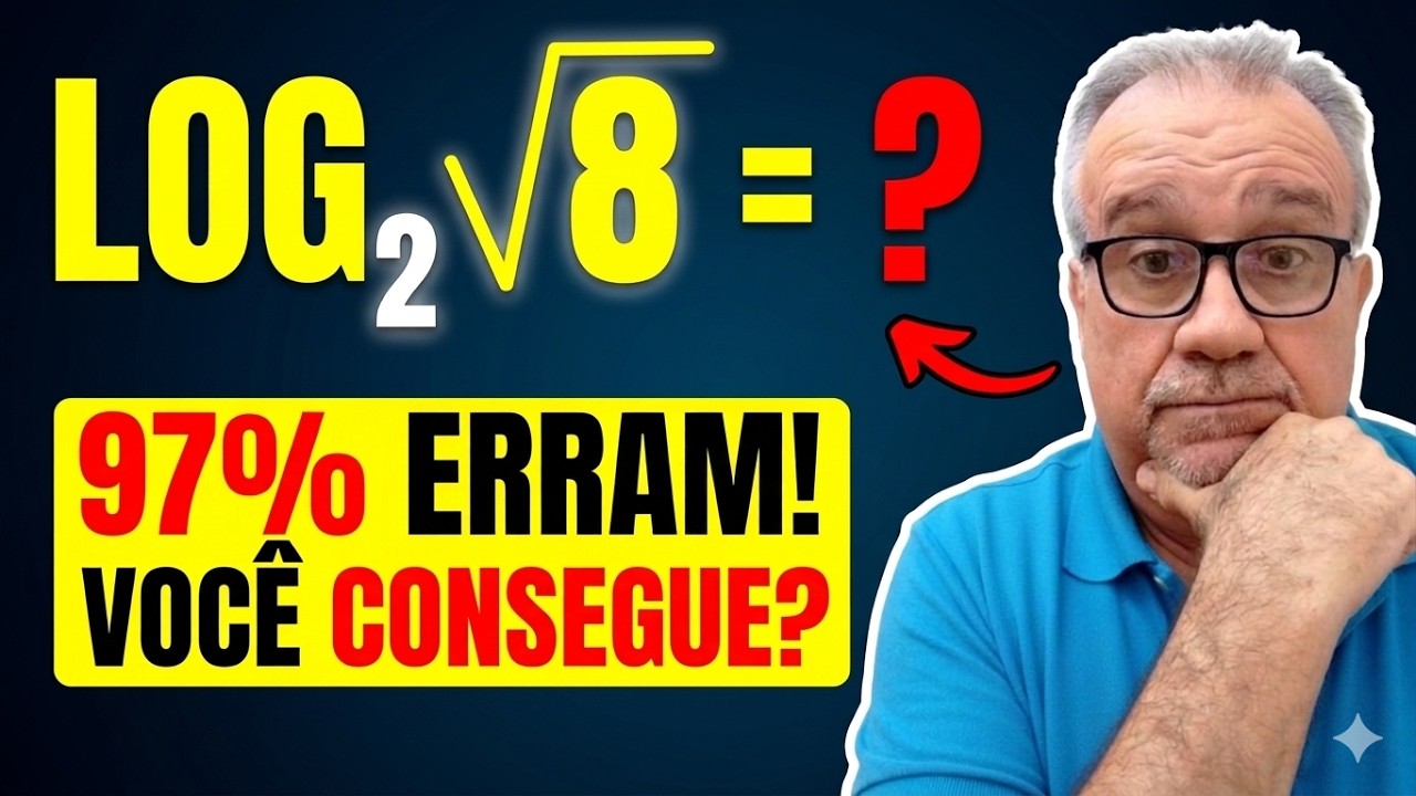 Nunca Mais Erre LOGARITMO COM RAIZ! Método Rápido e Fácil