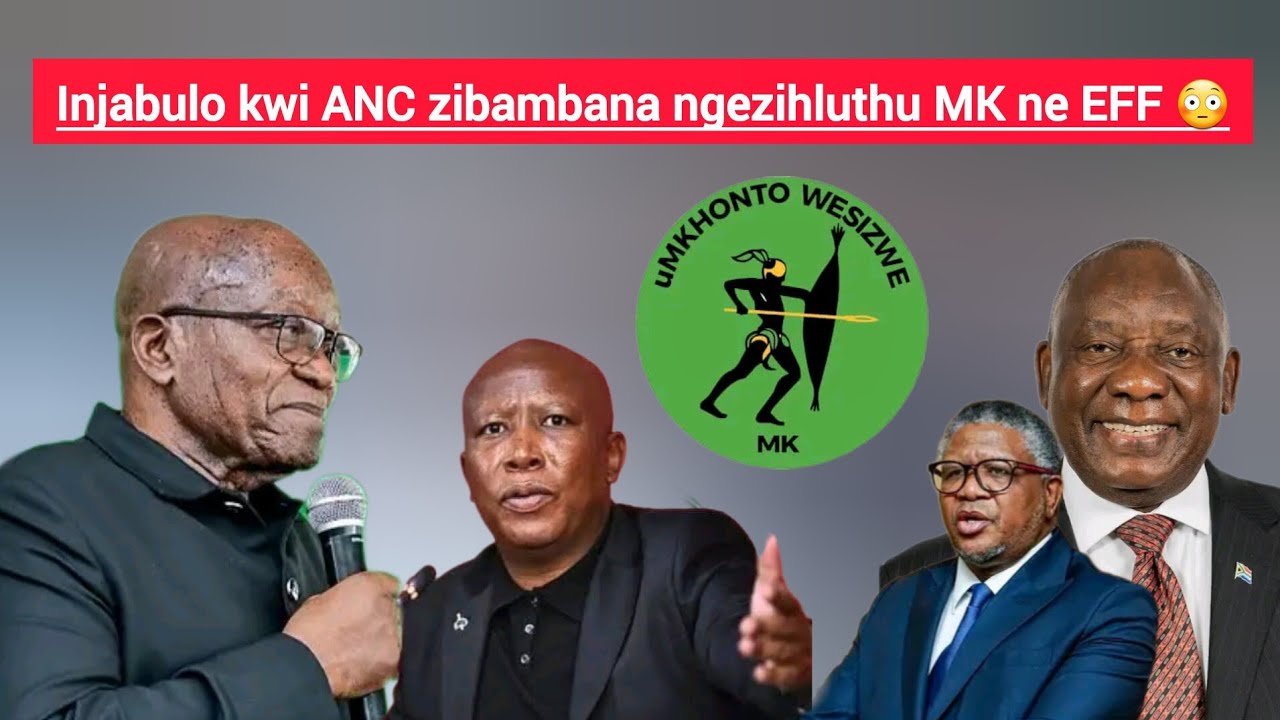 Injabulo kwabe ANC zibambene ngezihluthu MK ne EFF kuvela izimfihlo ...