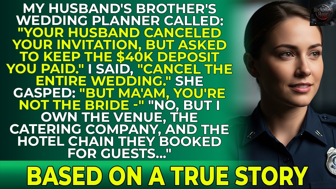 My Husband Canceled My Invite to His Brother’s Wedding—He Didn’t Know I Own the Luxury Hotel Chain