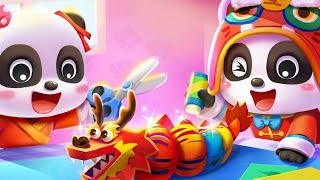 Little Panda DIY Festival Crafts | Spring Festival & Halloween | BabyBus Game screenshot 5