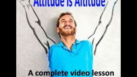 Attitude is Altitude 10th English (Unit 1) Personality Development Reading-A Feelings