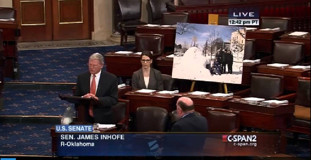 Inhofe Tosses a Snowball
