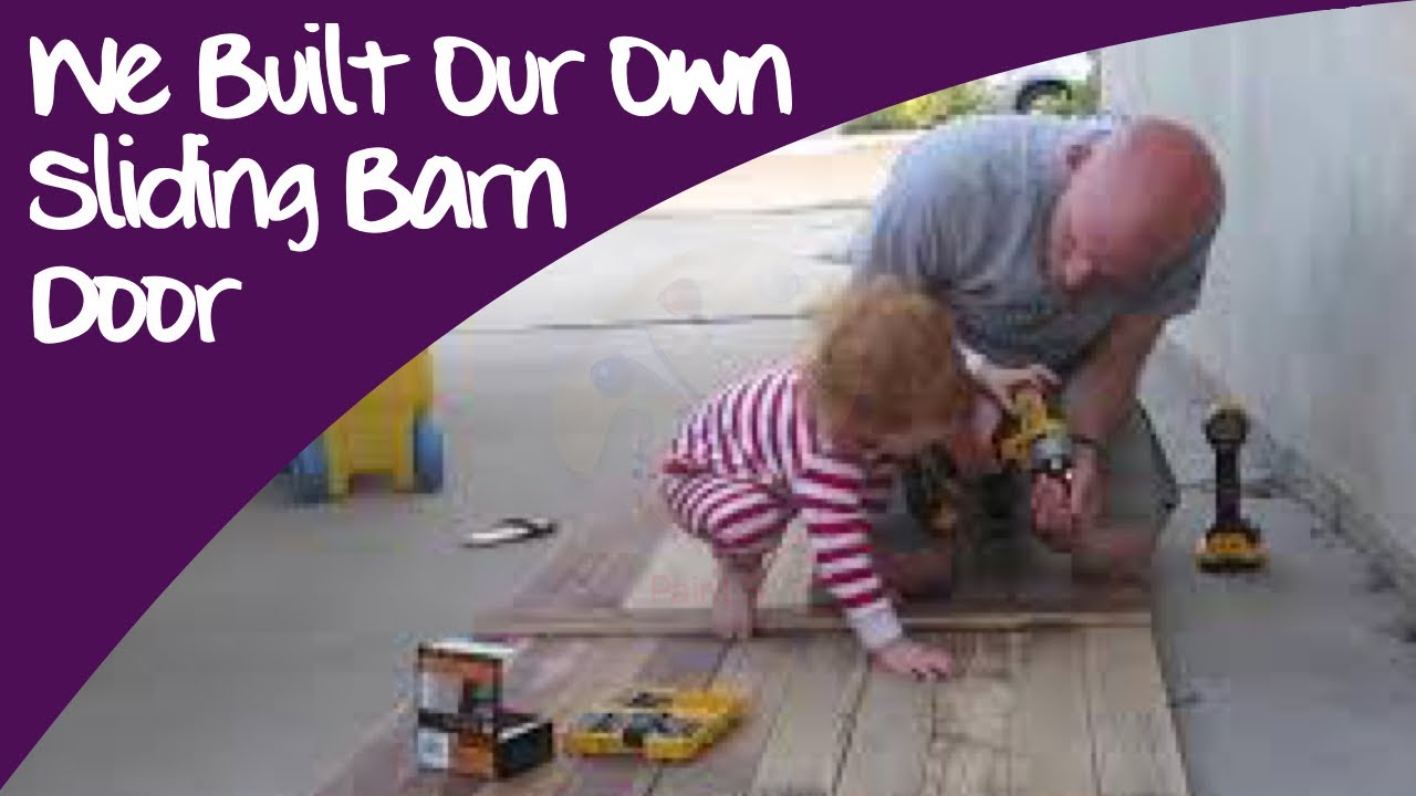 DIY Building a Sliding Barn Door YouTube