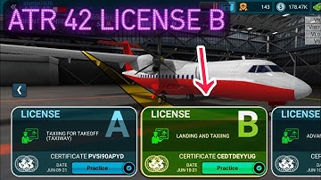 how to pass airline commander license | ATR 42 LICENSE B | airline commander gameplay #alamin1636