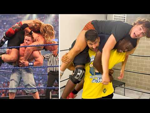 We Recreated Iconic WWE Finishes