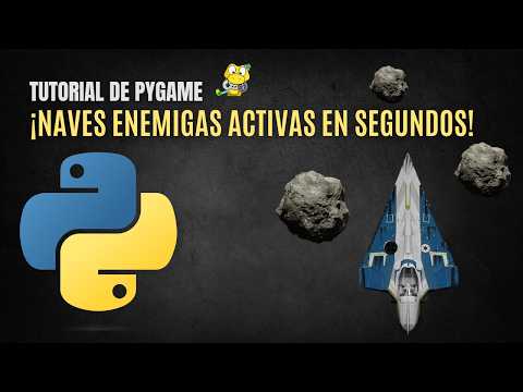 Cómo Implementar Naves Enemigas en Pygame | Tutorial Completo 🚀