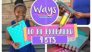 10 Ways to be prepared for Back to school + Study Tips!!