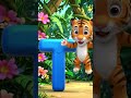 T for Tiger 🐯 | ABC Learning for Kids | Tiny Learner Kids #shorts #cartoon