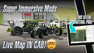 Map PDA - LIVE In Cab 😲 - The Real GPS Mod is Epic! - FS22