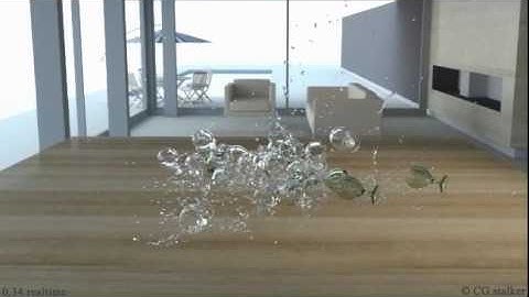 RealFlow Slow motion animation 10