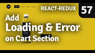 Add Loading on Cart Section | Redux Shopping Cart | Part 57