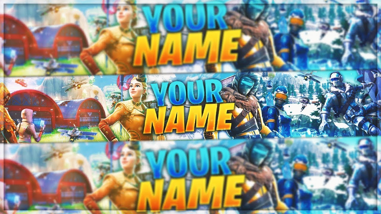 [FREE] BANNER FORTNITE TEMPLATE SEASON 7 (NEW SKINS / CHRISTMAS ...