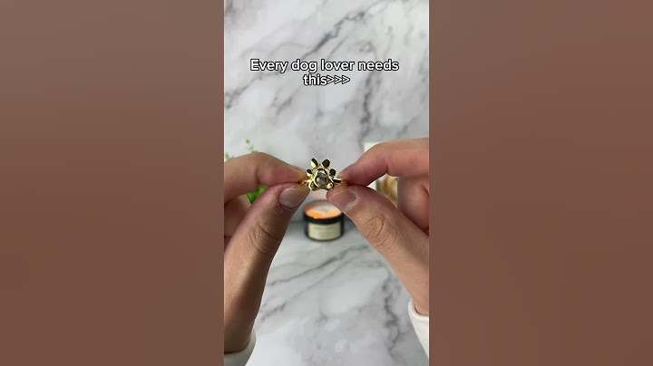Get your paw memory ring from our profile🐾 #ring #jewelry #gift #dogs #doglover