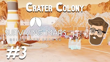 Weak Automation (Crater Colony Part 3) - Surviving Mars Below & Beyond Gameplay