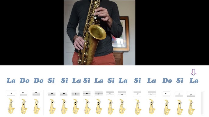 Séance de pratique du saxophone