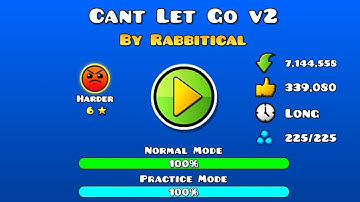 Cant Let Go v2 - Challenge map pack level by Rabbitical (Harder, 6 stars) 100%