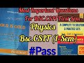 Most Important question of Physics For First Semester Bsc.CSIT in one video #BscCSIT1stSem