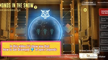 How to Get Diamond in apex Legends Mobile / Diamond in the Snow apex Legends Mobile