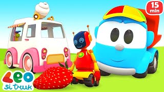 Kartun Leo si Truk | Game Anak & Kendaraan untuk Anak | Mobil-mobilan dan truk untuk anak