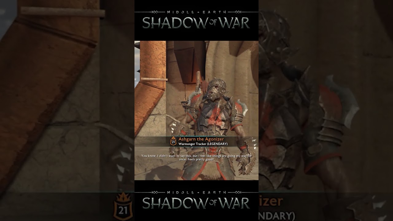 Самый смешной орк в Мордоре становится повелителем, типа... 