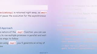 Mastering Asynchronous JavaScript: Using .map() with async/await